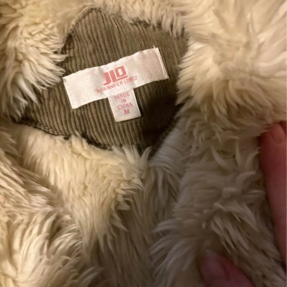 Faux Fur Lined Corduroy Jacket - Picture 3 of 4